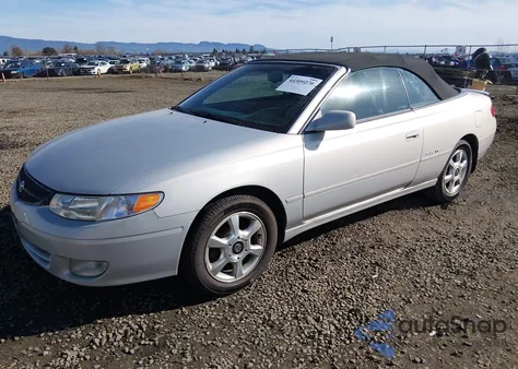 2001 Toyota Camry Solara Sle V6 z USA, uszkodzony, nr VIN 2T1FF28P11C506434
